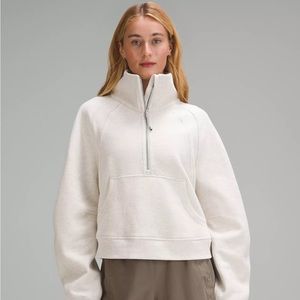 Lululemon Scuba funnel neck half zip